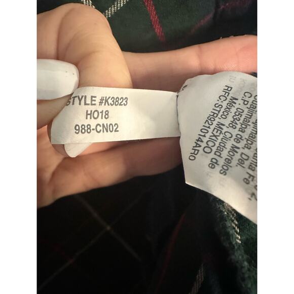 Madewell Ex-Boyfriend Ontario Plaid Flannel Button Up Shirt Fall Farm Oversized - Picture 6 of 6